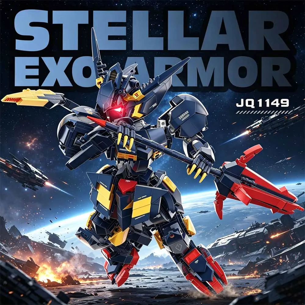 Moive Anime Wolf Shape Sci-Fi Mecha Building Blocks Model Kit Armor Robot Bricks Toy Assembly Gift for Collector Adult 1107PCS
Moive Anime Wolf Shape Sci-Fi Mecha Building Blocks Model Kit Armor Robot Bricks Toy Assembly Gift for Collector Adult 1107PCS
