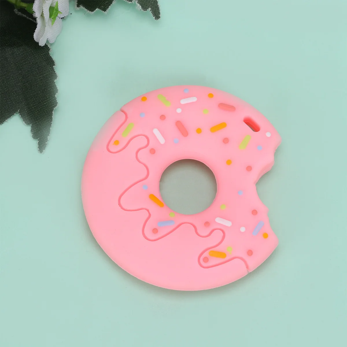 1Pcs 3D Donut Silicone Baby Teether Pink Lightweight Soft Textured Infant Chewing Aid Baby Teether Infant Molar Toy
1Pcs 3D Donut Silicone Baby Teether Pink Lightweight Soft Textured Infant Chewing Aid Baby Teether Infant Molar Toy