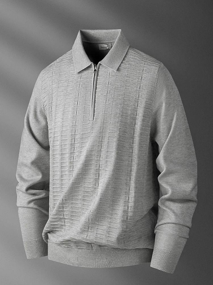 Осень 2023, высококачественный вязаный мужской повседневный свитер с отложным воротником и длинной молнией све, открытый свитер для поездок на работу
Осень 2023, высококачественный вязаный мужской повседневный свитер с отложным воротником и длинной молнией све, открытый свитер для поездок на работу