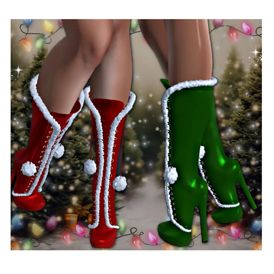 Green Fur Lace Up Knee High Boots Thin High Heel Round Toe Fashion Sexy Cool 2025 Winter Big Size Woman Shoes Zapatillas Mujer
Green Fur Lace Up Knee High Boots Thin High Heel Round Toe Fashion Sexy Cool 2025 Winter Big Size Woman Shoes Zapatillas Mujer