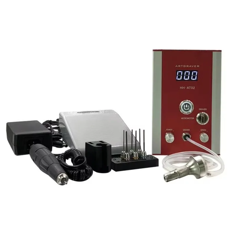 AT02 Mini Jewelry Engraver Machine 160W Portable No Air Compressor Needed Metal Art Engraving Equipment for Jewelers
AT02 Mini Jewelry Engraver Machine 160W Portable No Air Compressor Needed Metal Art Engraving Equipment for Jewelers