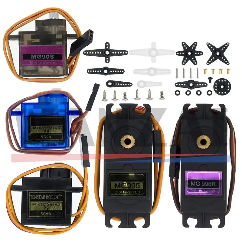 SG90 MG90 MG90S Servos Digital MG995 MG996 Servo Metal Gear for Futaba JR Car RC Model Helicopter Boat For Arduino UNO Diy
SG90 MG90 MG90S Servos Digital MG995 MG996 Servo Metal Gear for Futaba JR Car RC Model Helicopter Boat For Arduino UNO Diy