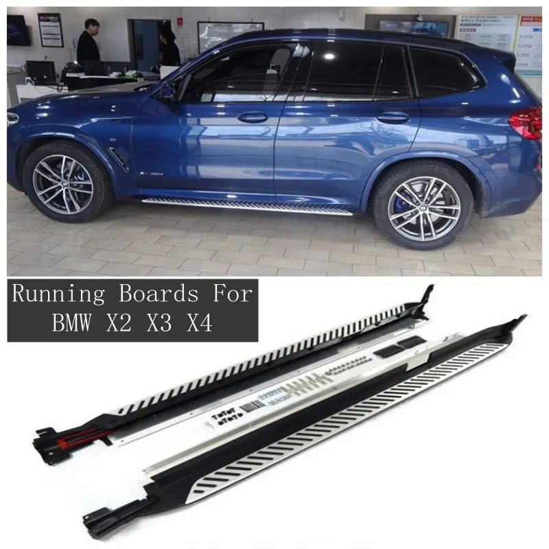 High Quality Aluminum Alloy Running Boards Side Step Bar Pedals Fits For BMW X2 X3 X4 F39 G01 G08 G02 2018 2019 2020 2021 2022
High Quality Aluminum Alloy Running Boards Side Step Bar Pedals Fits For BMW X2 X3 X4 F39 G01 G08 G02 2018 2019 2020 2021 2022
