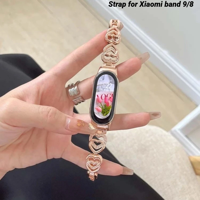 Metal Strap For Xiaomi band 9 Sport Watchband For Xiaomi band 8 Stainless steel Correa Bracelet Woman Wristband Smartwatch Strap
Metal Strap For Xiaomi band 9 Sport Watchband For Xiaomi band 8 Stainless steel Correa Bracelet Woman Wristband Smartwatch Strap
