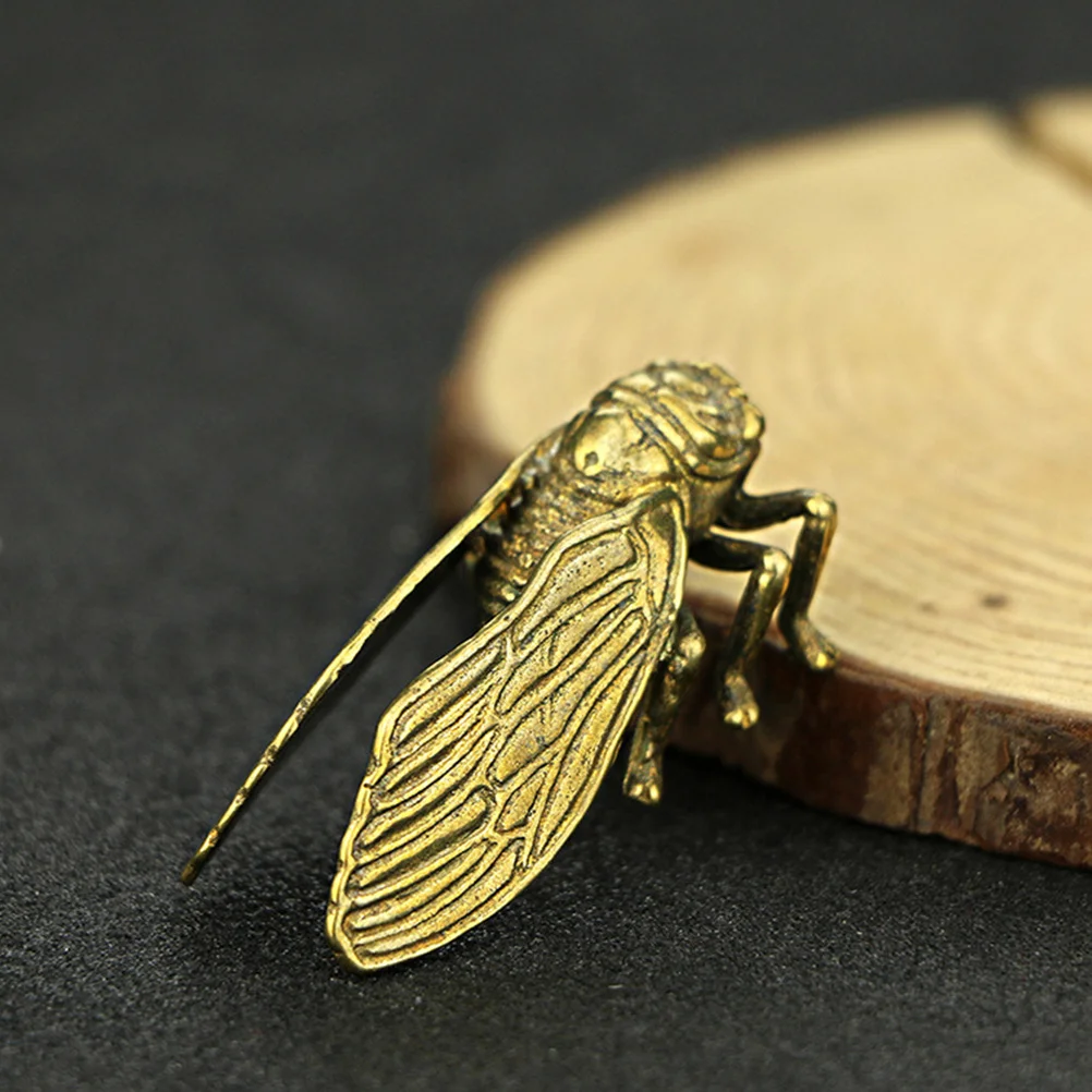 1pc Cicada Desktop Adornment Tabletop Ornament Home Furnishing Decorative Brass Decorative Cicada Adornment
1pc Cicada Desktop Adornment Tabletop Ornament Home Furnishing Decorative Brass Decorative Cicada Adornment