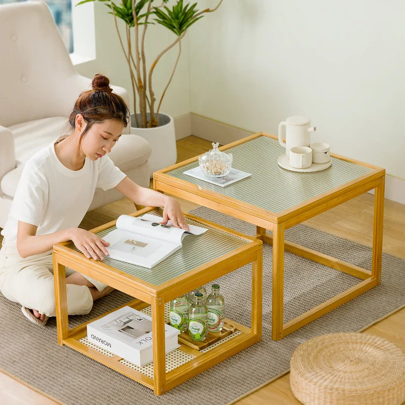 Modern Coffee table living room household tea table tea table small apartment light luxury modern glass solid wood balcony
Modern Coffee table living room household tea table tea table small apartment light luxury modern glass solid wood balcony