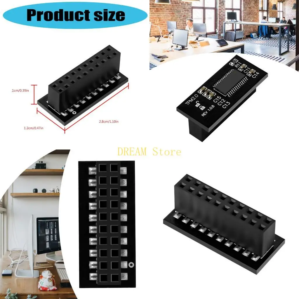 TPM 2.0 Module TPM2.0 Remote Card LPC TPM Module LPC 20Pin Module Motherboard best sale
TPM 2.0 Module TPM2.0 Remote Card LPC TPM Module LPC 20Pin Module Motherboard best sale