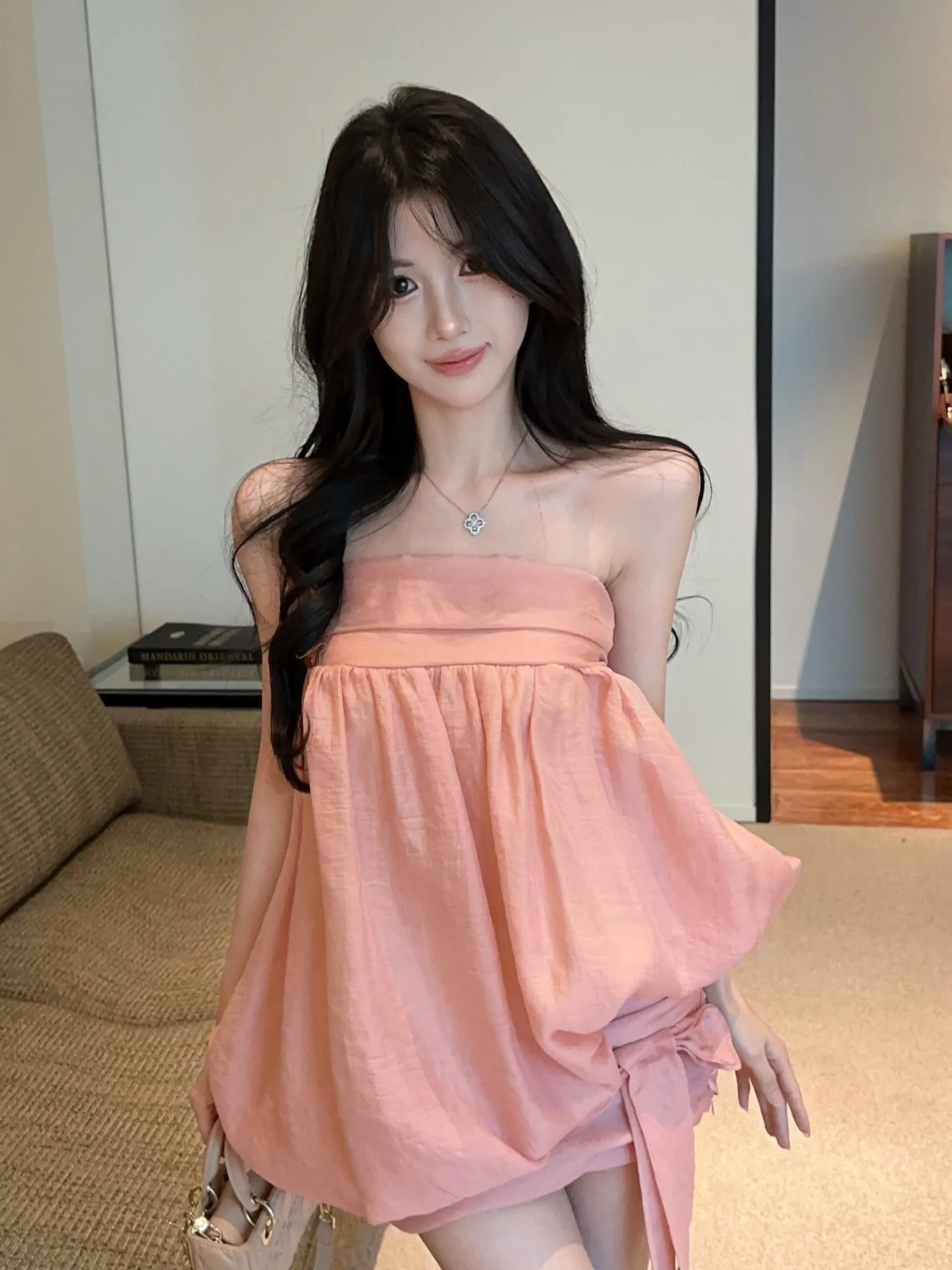 Stunning Knot Folded Women's Short Skirt Dress Beautiful Gentle Body Contouring High Waist Polyester Fiber Summer D...
Stunning Knot Folded Women's Short Skirt Dress Beautiful Gentle Body Contouring High Waist Polyester Fiber Summer D...