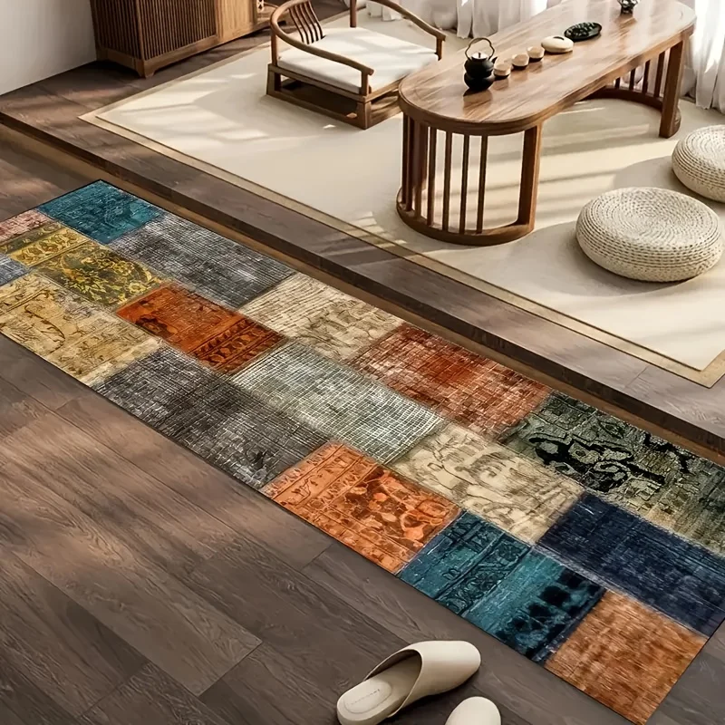 Vintage Patchwork Persian Kitchen Rug Non-Slip Washable Floor Mat for Kitchen Hallway Diatom Mud Water Absorbent Carpet
Vintage Patchwork Persian Kitchen Rug Non-Slip Washable Floor Mat for Kitchen Hallway Diatom Mud Water Absorbent Carpet