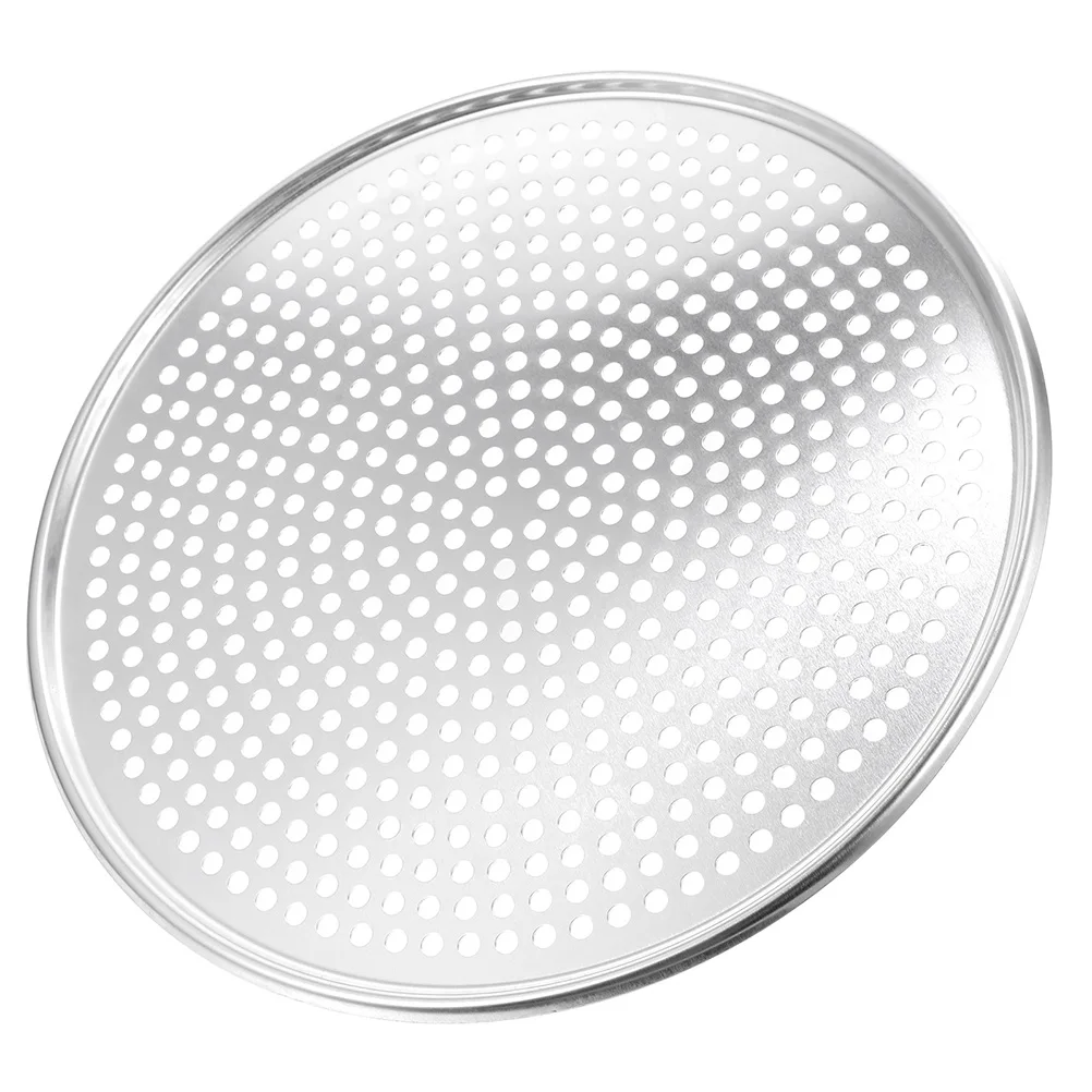 Round Shaped Pizza Pan Hole Design Aluminum Alloy Roasting Baking Tray Kitchen Bakeware Multipurpose Anti Oxidation Easy
Round Shaped Pizza Pan Hole Design Aluminum Alloy Roasting Baking Tray Kitchen Bakeware Multipurpose Anti Oxidation Easy