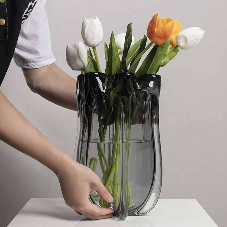 Glass Vase Transparent Hydroponics Flower Pots Desk Decoration Floral Arrangement Vases Room Aesthetic Decor
Glass Vase Transparent Hydroponics Flower Pots Desk Decoration Floral Arrangement Vases Room Aesthetic Decor