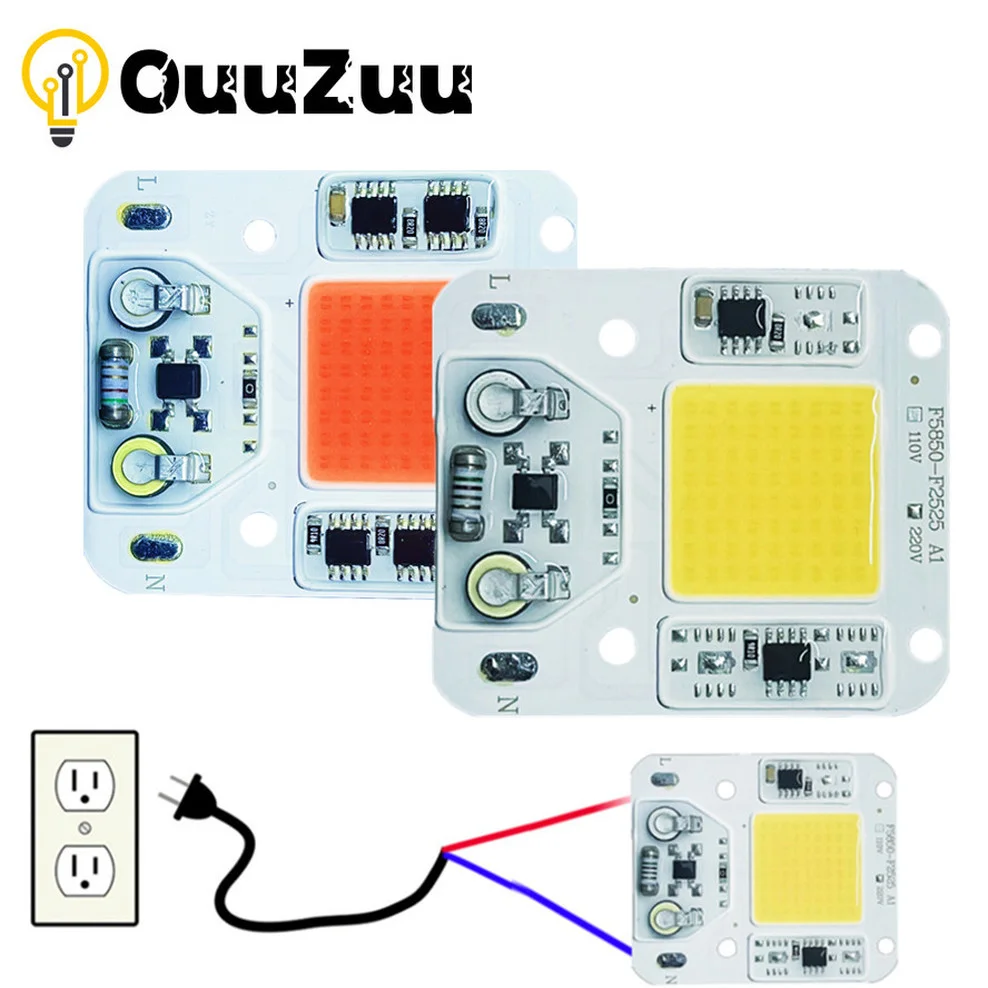 LED Chip No Need Driver COB AC 220V/110V 20W 30W 50W High Brightness Energy Saving Diy Spotlight Flood Light Bulb Chip
LED Chip No Need Driver COB AC 220V/110V 20W 30W 50W High Brightness Energy Saving Diy Spotlight Flood Light Bulb Chip