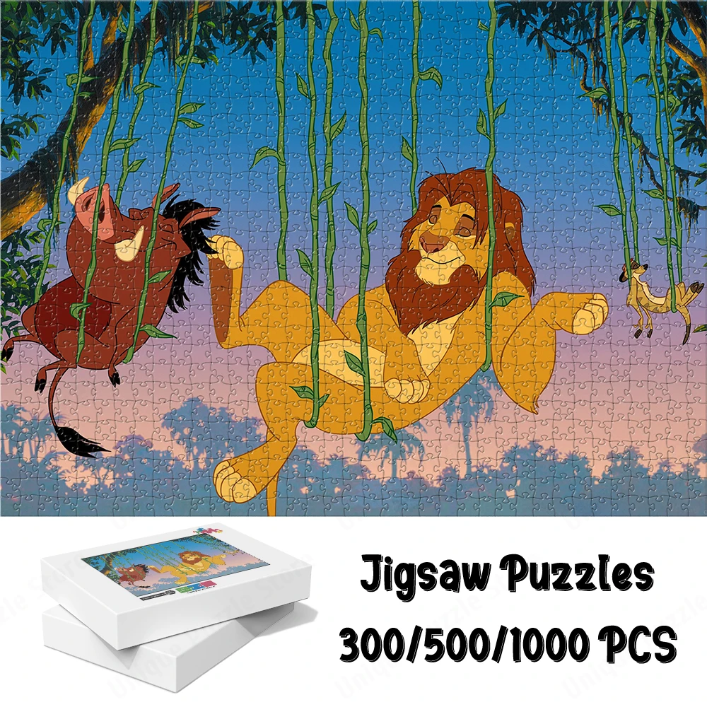 Большая головоломка «Король Лев» с качели для взрослых, пазлы «Simba Pumbaa» и «Тимон», Мультяшные персонажи Диснея, расслабляющие развивающие игрушки
Большая головоломка «Король Лев» с качели для взрослых, пазлы «Simba Pumbaa» и «Тимон», Мультяшные персонажи Диснея, расслабляющие развивающие игрушки