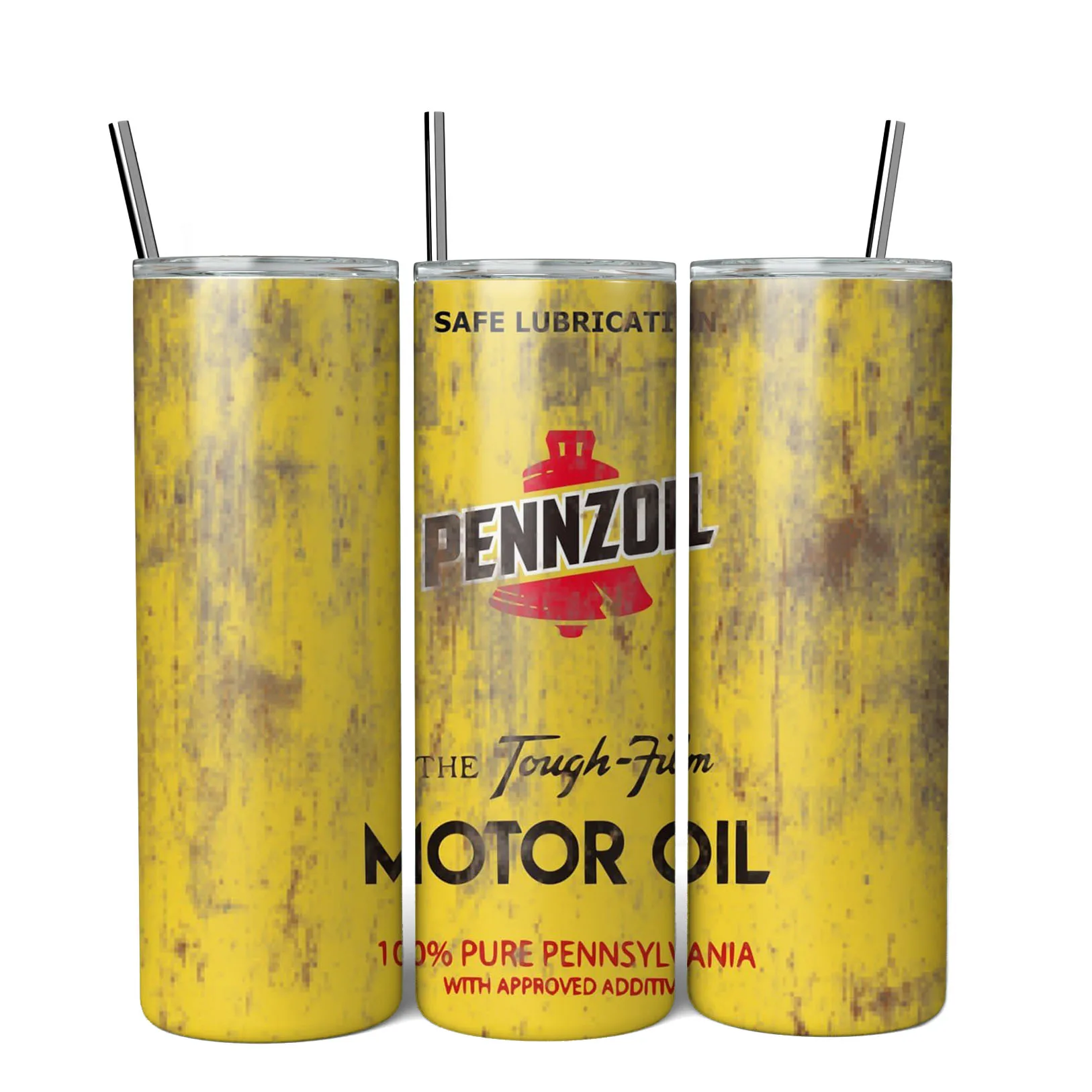 Motor Oil Vintage Design, Stainless Steel Mug with Straw, 20 oz, Easy to Carry, Gift for Dad, Friend
Motor Oil Vintage Design, Stainless Steel Mug with Straw, 20 oz, Easy to Carry, Gift for Dad, Friend