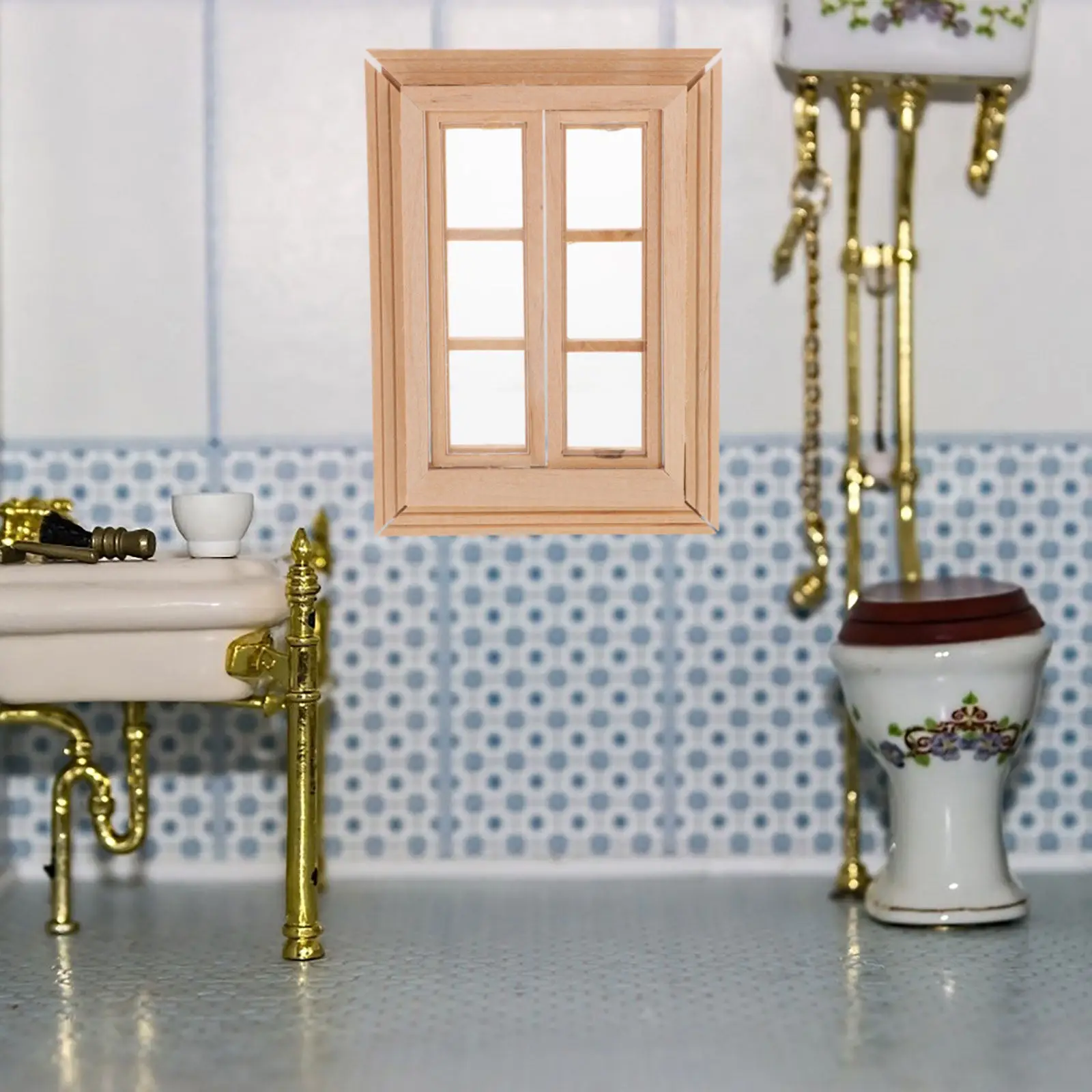 Miniature Wooden Window Small Lifelike Dollhouse Decoration Vintage Window Prop Perfect for Dollhouse Furniture Accessories
Miniature Wooden Window Small Lifelike Dollhouse Decoration Vintage Window Prop Perfect for Dollhouse Furniture Accessories