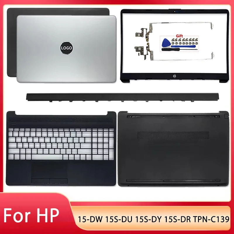 New Laptop For HP 15-DW 15S-DU 15S-DY 15S-DR TPN-C139 LCD Back Cover Front Bezel Upper Palmrest Bottom Base Case Keyboard Hinges
New Laptop For HP 15-DW 15S-DU 15S-DY 15S-DR TPN-C139 LCD Back Cover Front Bezel Upper Palmrest Bottom Base Case Keyboard Hinges