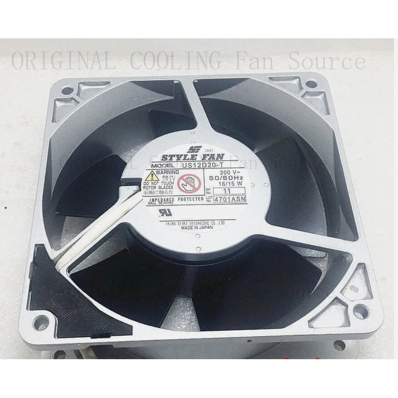 Вентилятор B 1 шт. для STYLE FAN US12D20-T 200V 16/15W 120*120*38 мм, цельнометаллический
Вентилятор B 1 шт. для STYLE FAN US12D20-T 200V 16/15W 120*120*38 мм, цельнометаллический