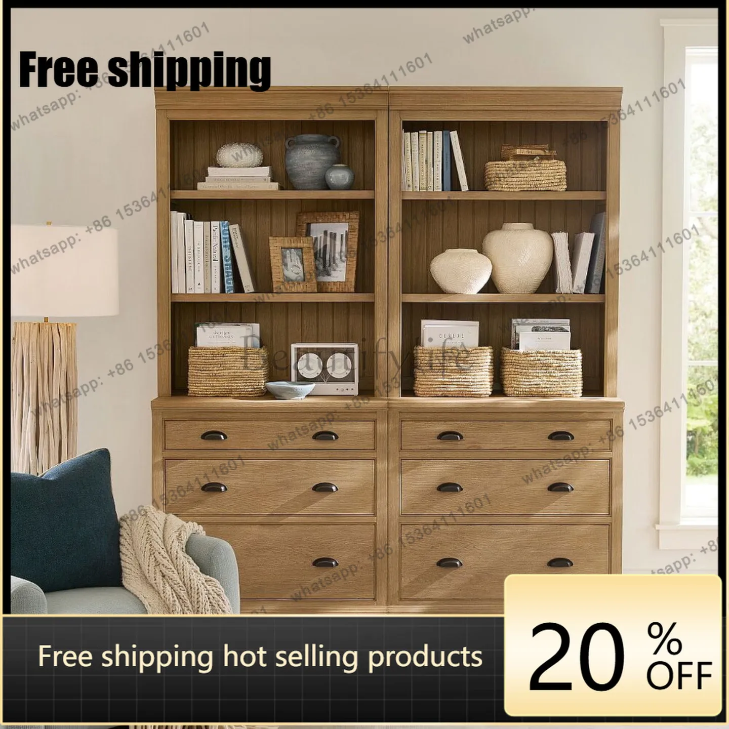 LD American Style Solid Wood Vintage Sideboard Cabinet Living Room Display Dining Room Decorative Storage Cabinet
LD American Style Solid Wood Vintage Sideboard Cabinet Living Room Display Dining Room Decorative Storage Cabinet