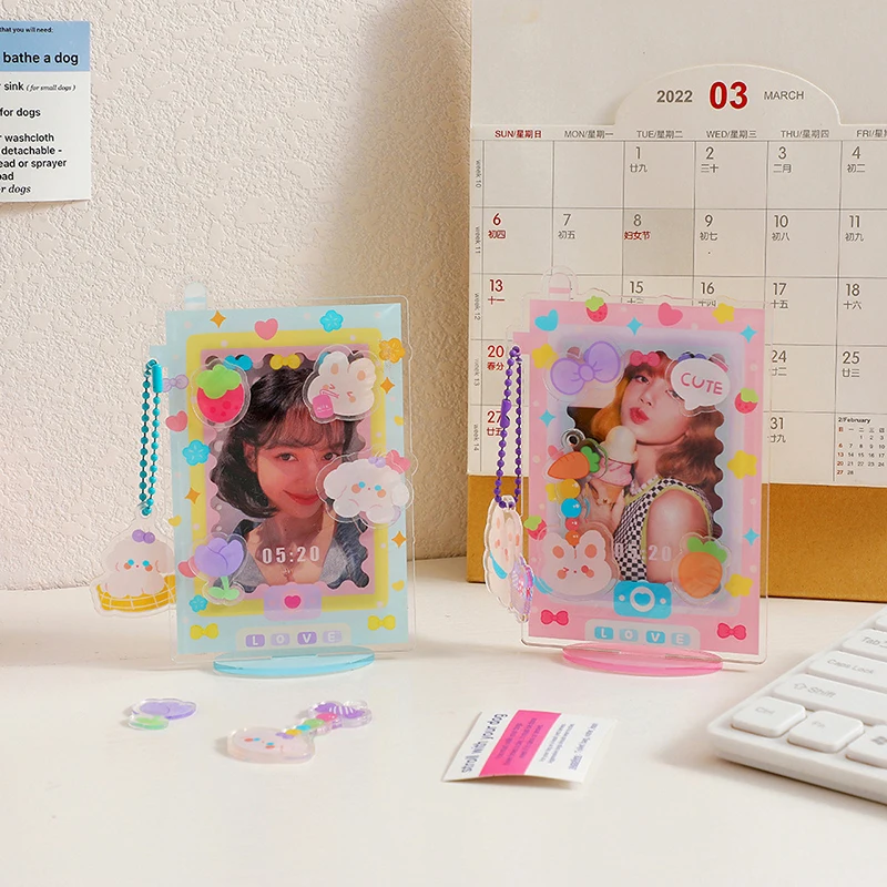 Stand Card Sleeve Cartoon Card Display Stand Photo Holder Photo Protection Photocard Frame Desktop Decoration Girls Gift
Stand Card Sleeve Cartoon Card Display Stand Photo Holder Photo Protection Photocard Frame Desktop Decoration Girls Gift