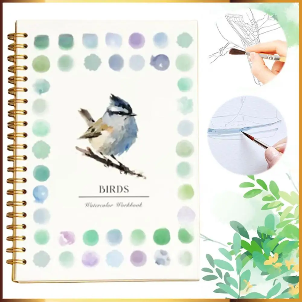 Акварельный альбом для рисования в спиральном переплете, альбом для рисования художника, акварельная рабочая тетрадь для детей, взрослых, начинающих
Акварельный альбом для рисования в спиральном переплете, альбом для рисования художника, акварельная рабочая тетрадь для детей, взрослых, начинающих