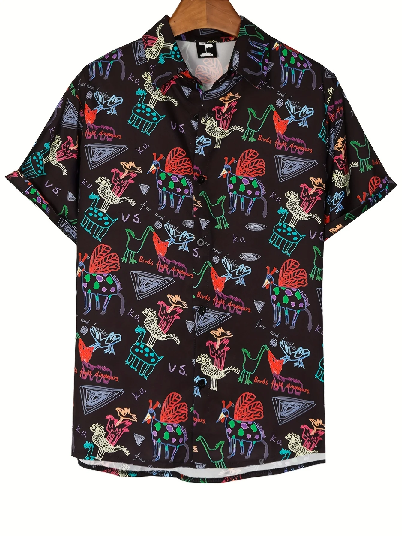 Men's Hawaiian Shirt Graffiti Cartoon Animal Print Short Sleeve Button Down Casual Beach Aloha
Men's Hawaiian Shirt Graffiti Cartoon Animal Print Short Sleeve Button Down Casual Beach Aloha