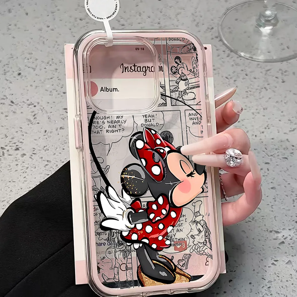 Cute Minnie Mickey Mouse Couple Clear Phone Case For iPhone 17 16 15 14 13 12 11 Pro Max Plus XS XR 17 Air Shockproof Soft Cover
Cute Minnie Mickey Mouse Couple Clear Phone Case For iPhone 17 16 15 14 13 12 11 Pro Max Plus XS XR 17 Air Shockproof Soft Cover