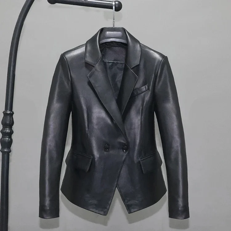 shipping.Women's Free Luxury casual leather coat.Soft Female Real sheepskin suit.Spring Fashion Women's Clothing.Office
shipping.Women's Free Luxury casual leather coat.Soft Female Real sheepskin suit.Spring Fashion Women's Clothing.Office
