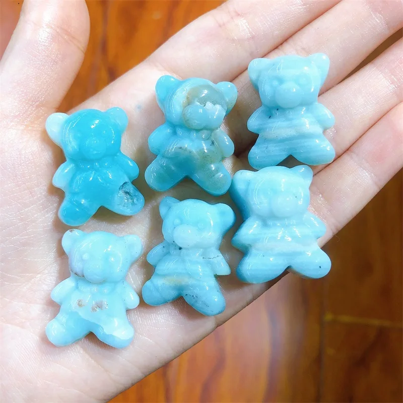2PCS Natural Agate Cartoon Bear Carving Mineral Stone Crystal Figurine Healing Agate Reiki Cute Festival Gift
2PCS Natural Agate Cartoon Bear Carving Mineral Stone Crystal Figurine Healing Agate Reiki Cute Festival Gift