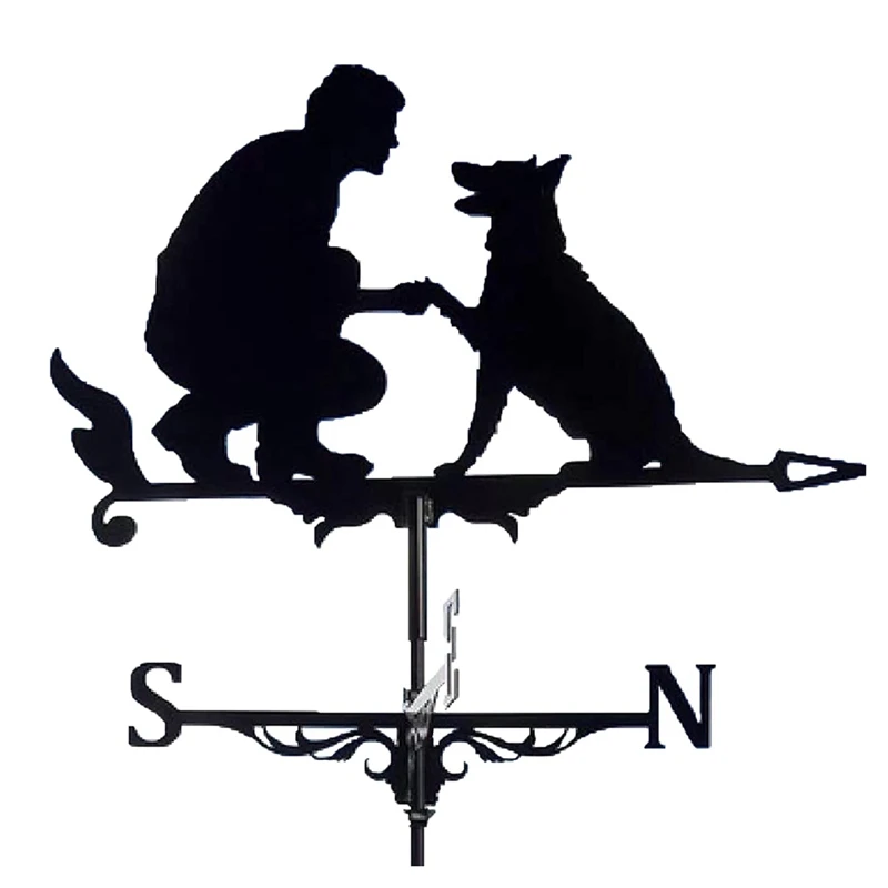 Stainless Steel Weathervane Black Metal Patio Roof Outdoor Decorative Weathervane Outdoor Garden Roof Fence Weathervane-T02C
Stainless Steel Weathervane Black Metal Patio Roof Outdoor Decorative Weathervane Outdoor Garden Roof Fence Weathervane-T02C
