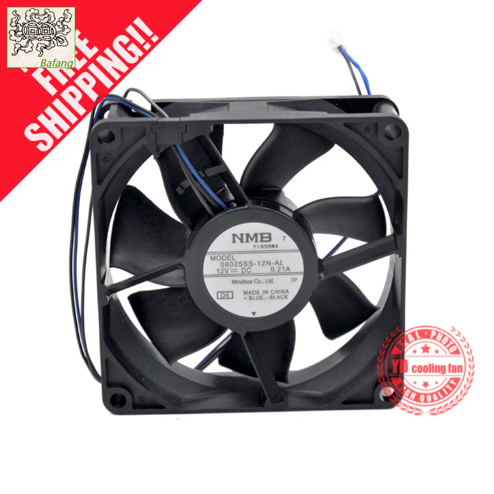 Jinlingge для NMB-MAT Minebea 08025SS-12N-AL 12 В 0,21 А 8025 8 см охлаждающий вентилятор для проектора 
Jinlingge для NMB-MAT Minebea 08025SS-12N-AL 12 В 0,21 А 8025 8 см охлаждающий вентилятор для проектора