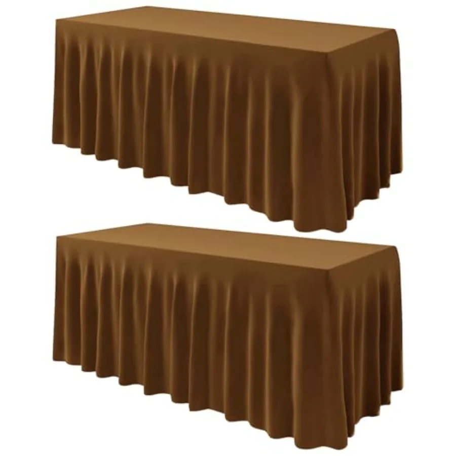 Table Cover and Skirts One-Piece for Folding Tables, 6Feet Spandex Fitted Tablecloth with Ruffles Skirt for Weddings, Banquets,
Table Cover and Skirts One-Piece for Folding Tables, 6Feet Spandex Fitted Tablecloth with Ruffles Skirt for Weddings, Banquets,
