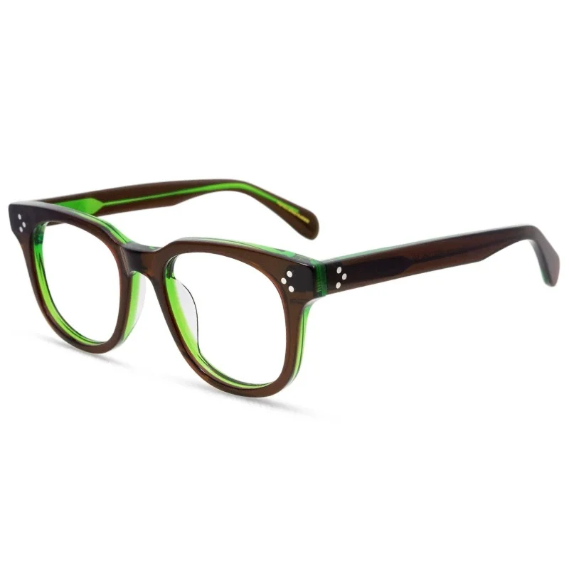 Belight Optical Handmade Acetate Men Women Unisex Square Vintage Retro Eyeglasses Prescription Lens 5236
Belight Optical Handmade Acetate Men Women Unisex Square Vintage Retro Eyeglasses Prescription Lens 5236