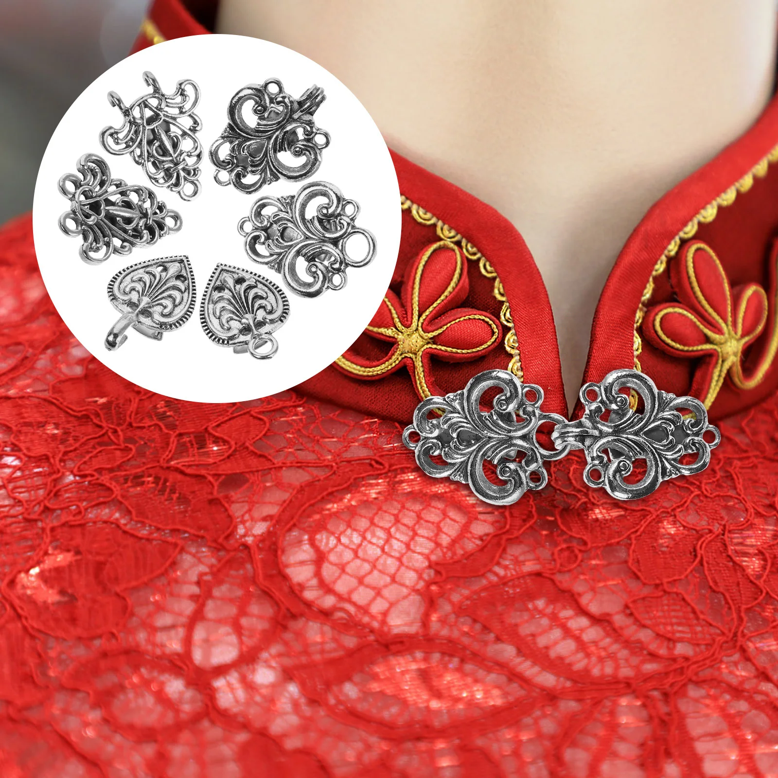 Vintage Chinese Style Collar Clasp Scarf Clip For Women Shawl Buckle Clothing Fastener Metal French Hair Pin
Vintage Chinese Style Collar Clasp Scarf Clip For Women Shawl Buckle Clothing Fastener Metal French Hair Pin