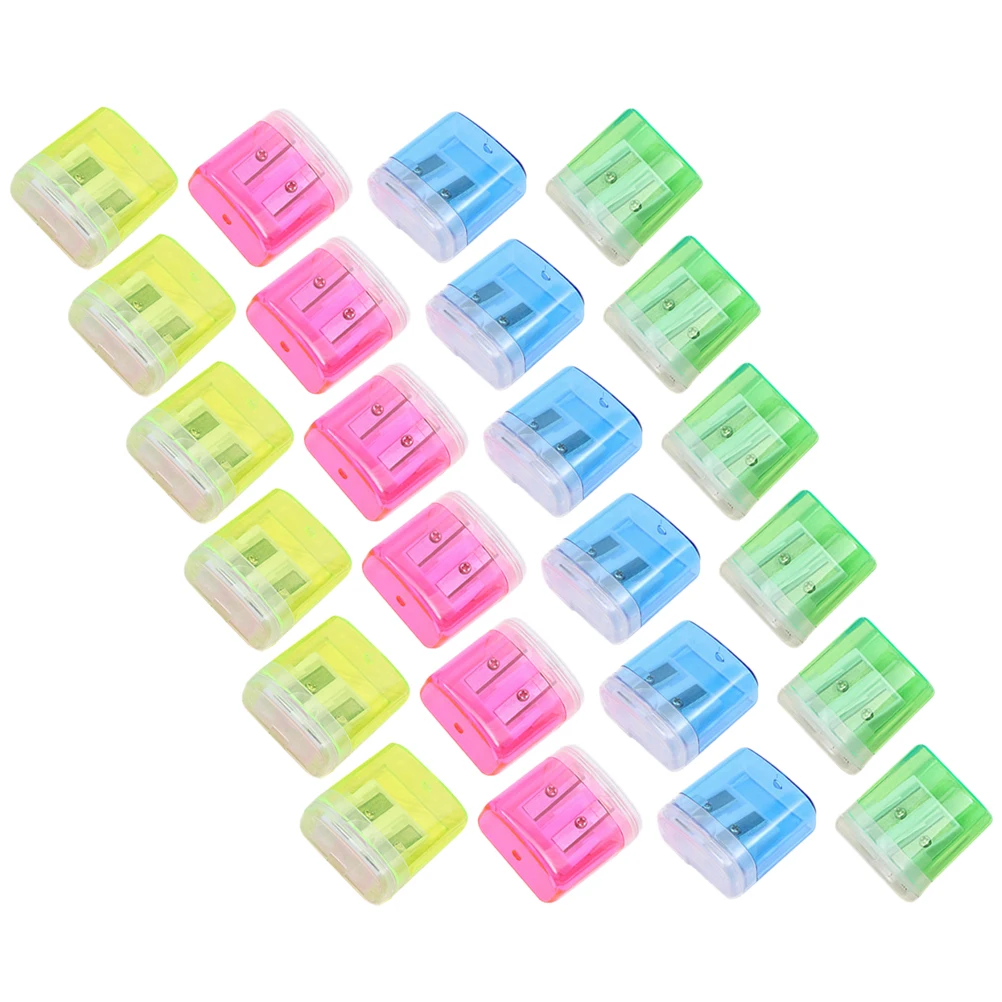 48pcs Pencil Sharpener Manual Double Hole Transparent Cover Kids Stationery Sharpening Tools Portable Colored School Office
48pcs Pencil Sharpener Manual Double Hole Transparent Cover Kids Stationery Sharpening Tools Portable Colored School Office