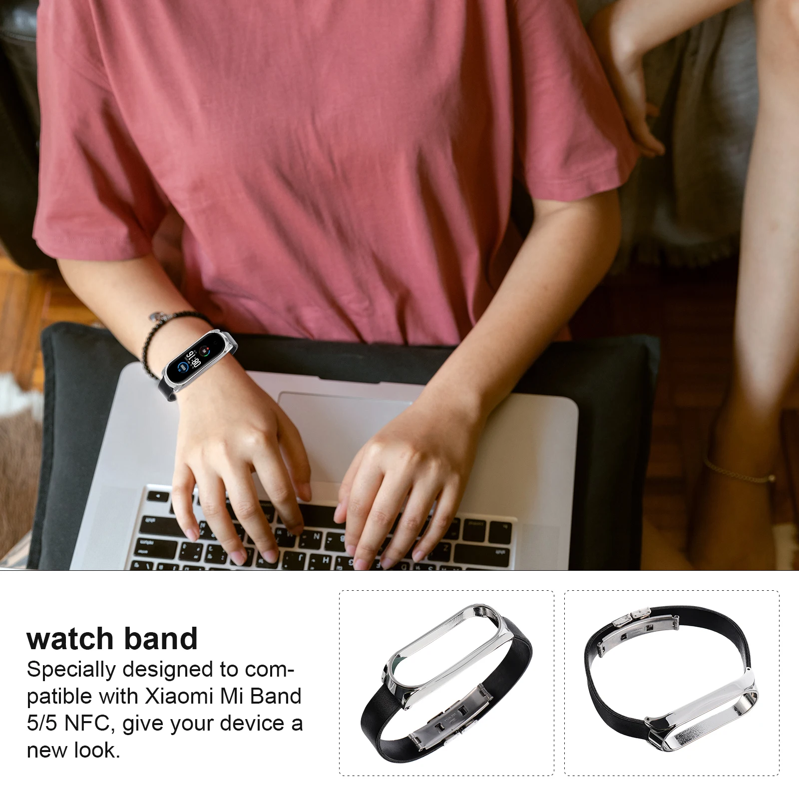 Magnetic Watch B Compatible Mi B 5 Durable PU Material Adjustable Bracelet Straps For Sports Activities
Magnetic Watch B Compatible Mi B 5 Durable PU Material Adjustable Bracelet Straps For Sports Activities