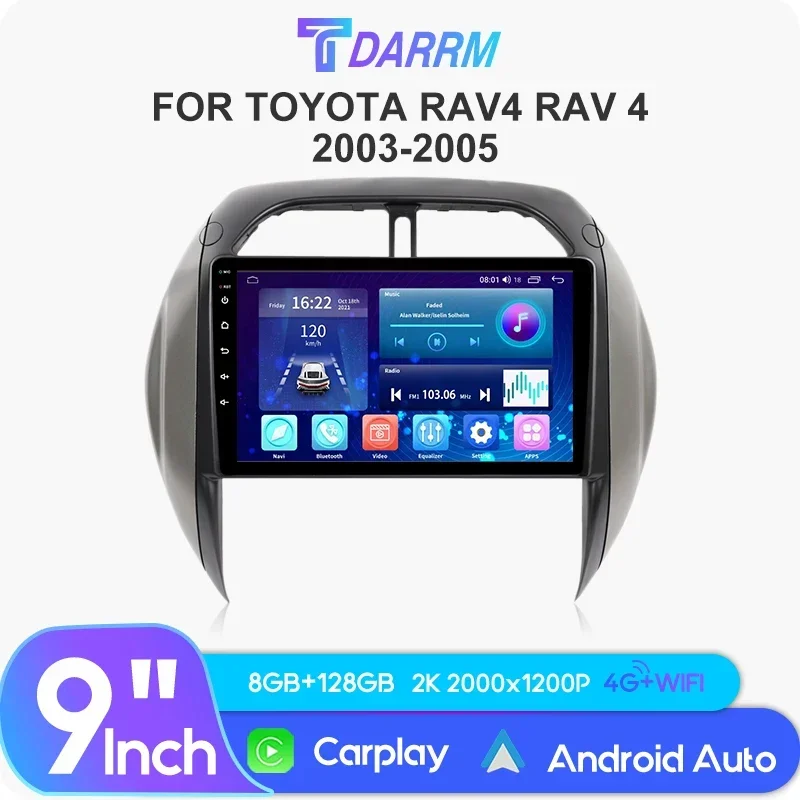 Carplay Car Radio Automotivo Multimedia For Toyota RAV4 RAV 4 2003-2005 Navigation WiFi/4G GPS Android 12 Player
Carplay Car Radio Automotivo Multimedia For Toyota RAV4 RAV 4 2003-2005 Navigation WiFi/4G GPS Android 12 Player