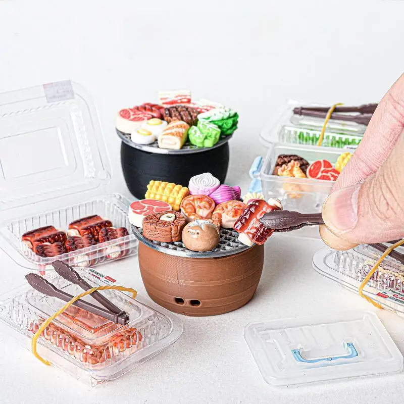 Miniature Barbecue Food Models Simulation Ingredient Toy Set for Dollhouse Decoration and Pretend Cooking Scene
Miniature Barbecue Food Models Simulation Ingredient Toy Set for Dollhouse Decoration and Pretend Cooking Scene
