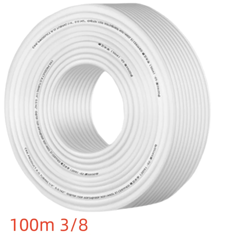 100m 3/8 White food grade PE water pipe kitchen RO reverse osmosis system Water purifier pipe
100m 3/8 White food grade PE water pipe kitchen RO reverse osmosis system Water purifier pipe