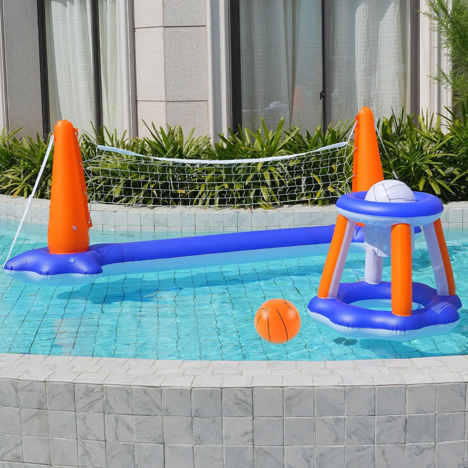 Pool Volleyball Set Floating Swimming Game Toy Adjustable Funny Floating Outdoor Ball Toys For Entertainment Beach Recreational
Pool Volleyball Set Floating Swimming Game Toy Adjustable Funny Floating Outdoor Ball Toys For Entertainment Beach Recreational