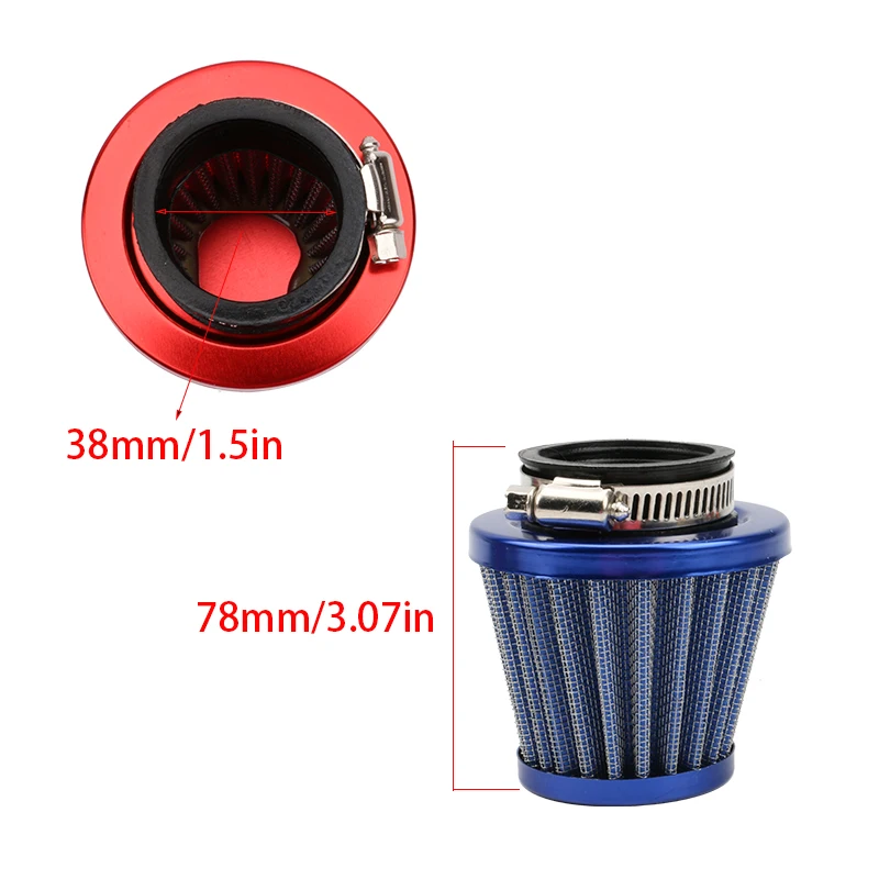 38mm ATV Motorcycle Air Filter Intake Oil Filter Pitbike Dirt Bikes 125cc 50cc 110cc Scooter Quad Accessories Universal
38mm ATV Motorcycle Air Filter Intake Oil Filter Pitbike Dirt Bikes 125cc 50cc 110cc Scooter Quad Accessories Universal
