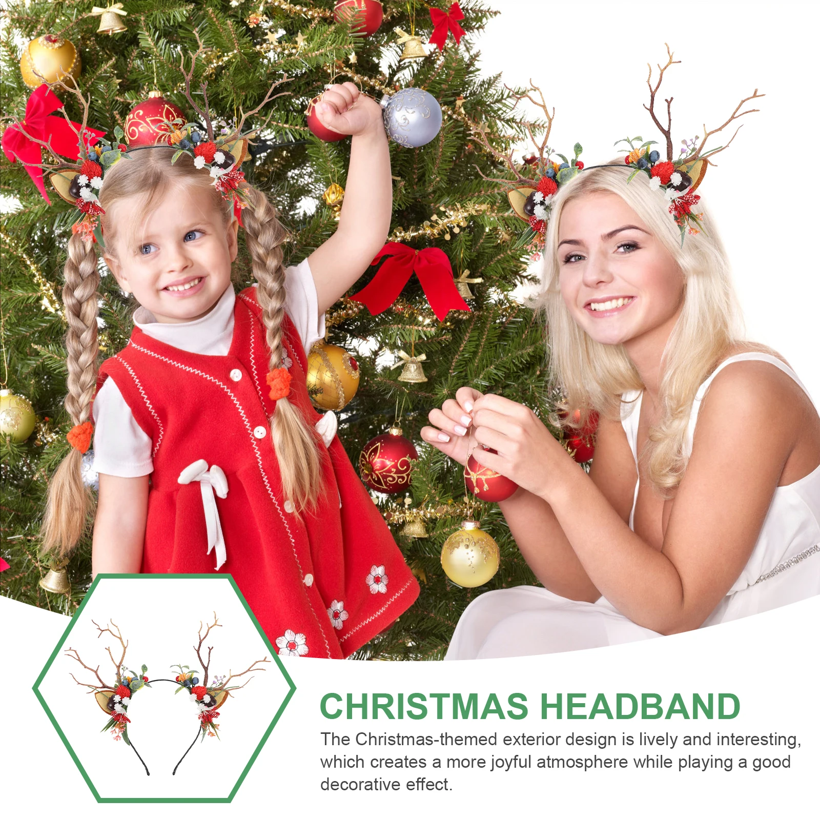 Antler Headband Headdress Hair Wear Party Decor Unique Xmas Hairstyle Christmas Costumes Accessories Simulated Branch
Antler Headband Headdress Hair Wear Party Decor Unique Xmas Hairstyle Christmas Costumes Accessories Simulated Branch