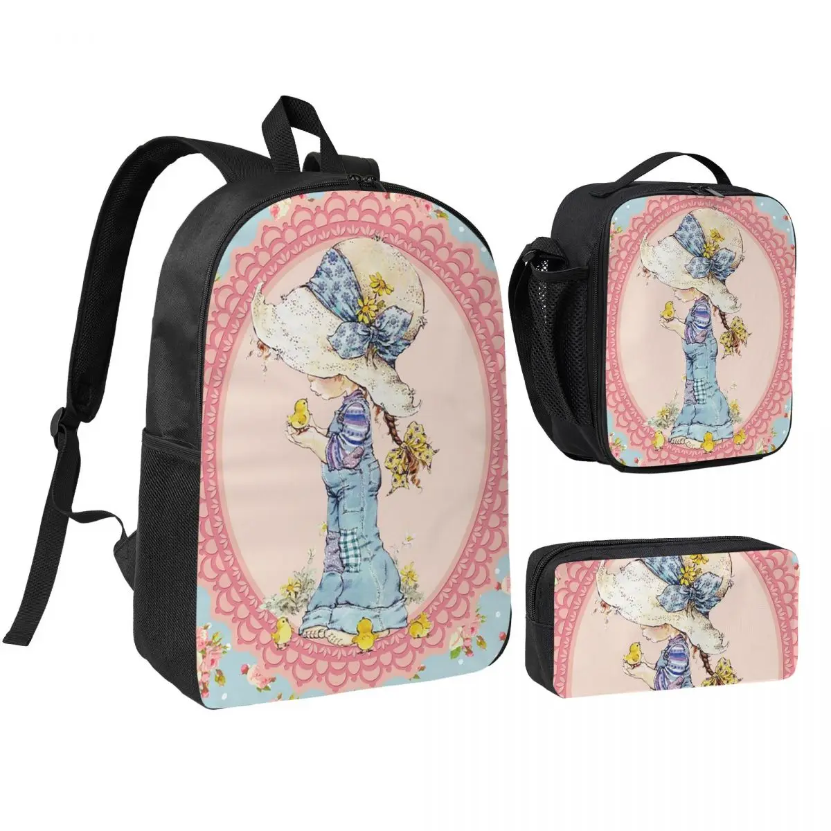 Kawaii Sarah Kay Backpack Student BookBag School Bag Shoulder Bags 3ps Insulated Lunch Bag Pencil Case
Kawaii Sarah Kay Backpack Student BookBag School Bag Shoulder Bags 3ps Insulated Lunch Bag Pencil Case