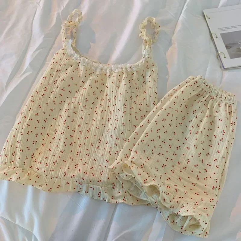 Pajama Pants Set Women's Clothing Homewear Summer New Suspenders Comfortable Casual Breathable Fashionable Loose Fit Large Size
Pajama Pants Set Women's Clothing Homewear Summer New Suspenders Comfortable Casual Breathable Fashionable Loose Fit Large Size