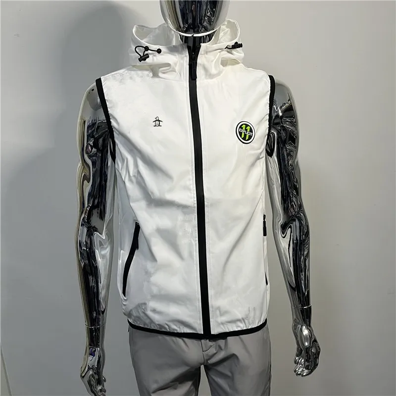 2024 Spring Autumn Men's Golf Jacket Vests Fashion Men Sports Golf Coat Hooded Golf Vest Clothing Running Golf Waistcoat 골프웨어
2024 Spring Autumn Men's Golf Jacket Vests Fashion Men Sports Golf Coat Hooded Golf Vest Clothing Running Golf Waistcoat 골프웨어