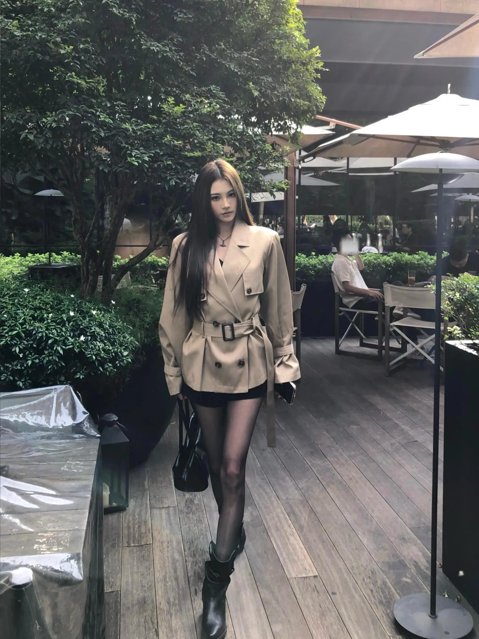 Korean British Style Khaki Double Buttoned Coat Women's Spring Autumn New Style Belted Waist Slimming Outerwear Cardigan
Korean British Style Khaki Double Buttoned Coat Women's Spring Autumn New Style Belted Waist Slimming Outerwear Cardigan