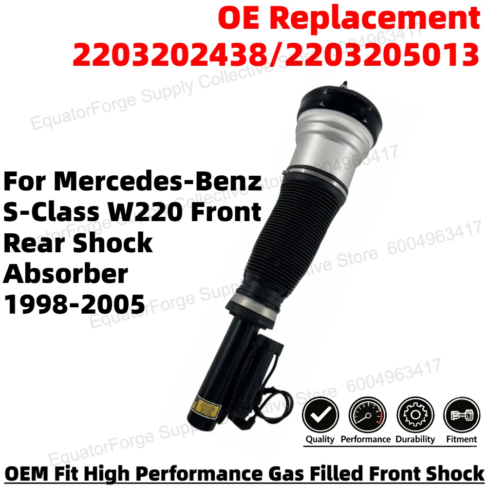 High Stability Premium Durable Front Rear Shock Absorber for Mercedes-Benz S-Class W220 OE Number 2203202438/2203205013
High Stability Premium Durable Front Rear Shock Absorber for Mercedes-Benz S-Class W220 OE Number 2203202438/2203205013