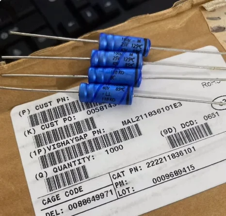 10pcs/lot VISHAY 40V 100UF 118KO 10x17mm fever audio axial electrolytic capacitor free shipping
10pcs/lot VISHAY 40V 100UF 118KO 10x17mm fever audio axial electrolytic capacitor free shipping