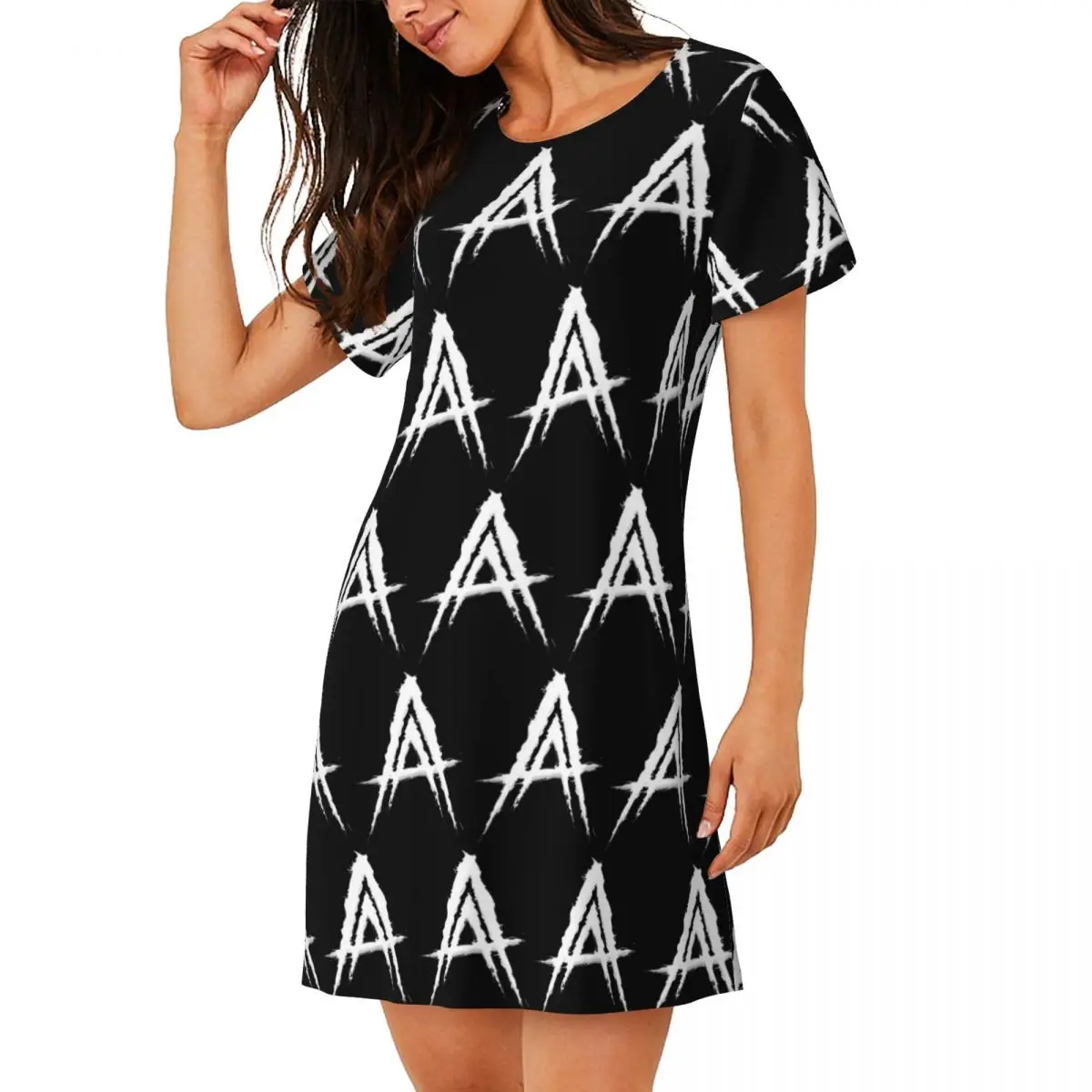 Custom Anuel AA Short Sleeves Nightdress For Sleeping Sleepshirts Women Short Sleeve Nightgowns Soft Pajama Dress
Custom Anuel AA Short Sleeves Nightdress For Sleeping Sleepshirts Women Short Sleeve Nightgowns Soft Pajama Dress