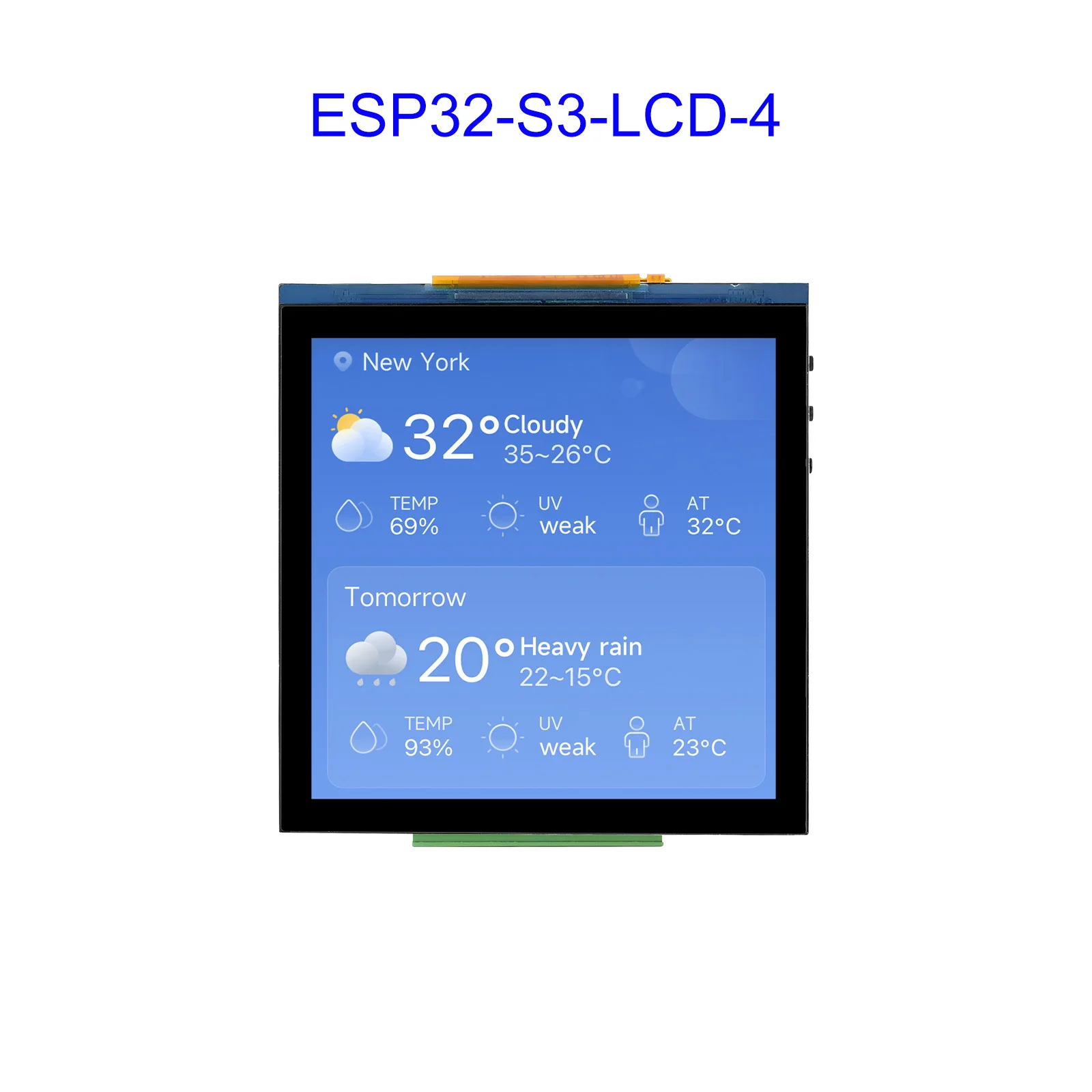 ESP32 ESP32-S3 ESP32-S3 4inch LCD Screen Display Development Board 480x480 Supports WiFi & Bluetooth, With Onboard Antenna
ESP32 ESP32-S3 ESP32-S3 4inch LCD Screen Display Development Board 480x480 Supports WiFi & Bluetooth, With Onboard Antenna