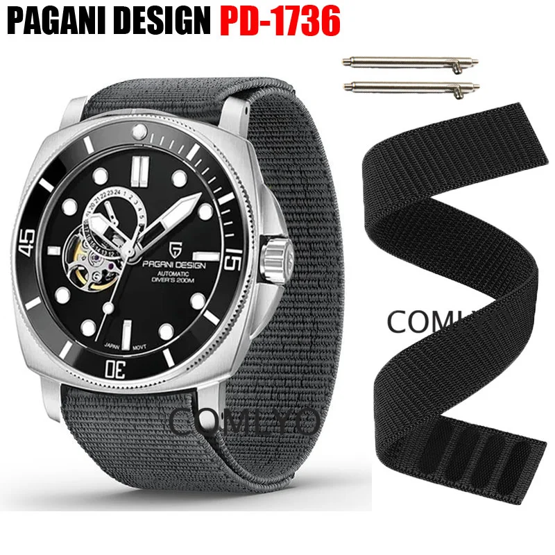 Ремешок для часов PAGANI, дизайнерский ремень, нейлоновый ремешок для часов, Мягкий ремень с крючком
Ремешок для часов PAGANI, дизайнерский ремень, нейлоновый ремешок для часов, Мягкий ремень с крючком
